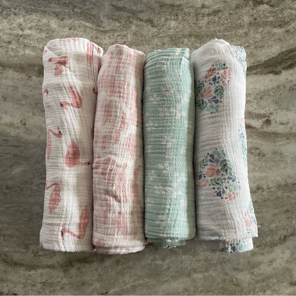 Aden + Anais 100% Cotton Muslin Swaddles